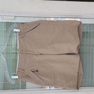 The North Face Nylon Khaki Hiking Shorts